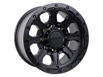 Tremor Wheels 103 Impact Satin Black 8-Lug Wheel; 20x9; 0mm Offset (11-14 Sierra 2500 HD)