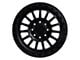 Tremor Wheels 104 Aftershock Satin Black 8-Lug Wheel; 20x9; 0mm Offset (11-14 Sierra 2500 HD)