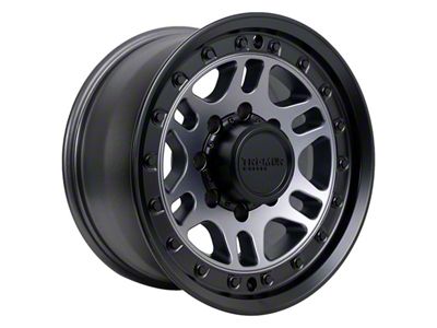 Tremor Wheels 105 Shaker Graphite Grey with Black Lip 8-Lug Wheel; 20x9; 0mm Offset (11-14 Sierra 2500 HD)