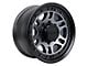 Tremor Wheels 105 Shaker Graphite Grey with Black Lip 8-Lug Wheel; 20x9; 0mm Offset (11-14 Sierra 2500 HD)