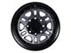 Tremor Wheels 105 Shaker Graphite Grey with Black Lip 8-Lug Wheel; 20x9; 0mm Offset (11-14 Sierra 2500 HD)