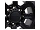 Tremor Wheels 103 Impact Satin Black 8-Lug Wheel; 20x9; 0mm Offset (11-14 Sierra 3500 HD SRW)