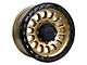 Tremor Wheels 104 Aftershock Gloss Gold with Gloss Black Lip 8-Lug Wheel; 20x9; 0mm Offset (11-14 Sierra 3500 HD SRW)