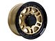 Tremor Wheels 105 Shaker Gloss Gold with Gloss Black Lip 8-Lug Wheel; 20x9; 0mm Offset (11-14 Sierra 3500 HD SRW)