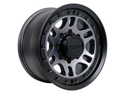 Tremor Wheels 105 Shaker Graphite Grey with Black Lip 8-Lug Wheel; 20x9; 0mm Offset (11-14 Sierra 3500 HD SRW)