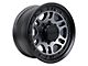 Tremor Wheels 105 Shaker Graphite Grey with Black Lip 8-Lug Wheel; 20x9; 0mm Offset (11-14 Sierra 3500 HD SRW)