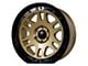 Tremor Wheels 105 Shaker Gloss Gold with Gloss Black Lip 6-Lug Wheel; 20x9; 0mm Offset (07-13 Silverado 1500)