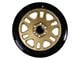 Tremor Wheels 105 Shaker Gloss Gold with Gloss Black Lip 6-Lug Wheel; 20x9; 0mm Offset (07-13 Silverado 1500)