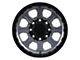 Tremor Wheels 103 Impact Graphite Grey with Black Lip 8-Lug Wheel; 20x9; 0mm Offset (11-14 Silverado 2500 HD)