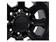 Tremor Wheels 103 Impact Satin Black 8-Lug Wheel; 20x9; 0mm Offset (11-14 Silverado 3500 HD SRW)