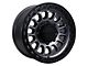 Tremor Wheels 104 Aftershock Graphite Grey with Black Lip 8-Lug Wheel; 20x9; 0mm Offset (11-14 Silverado 3500 HD SRW)