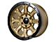 Tremor Wheels 103 Impact Gloss Gold with Gloss Black Lip 6-Lug Wheel; 17x8.5; 0mm Offset (07-14 Tahoe)