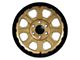 Tremor Wheels 103 Impact Gloss Gold with Gloss Black Lip 6-Lug Wheel; 17x8.5; 0mm Offset (07-14 Tahoe)