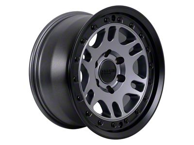 Tremor Wheels 105 Shaker Graphite Grey with Black Lip 6-Lug Wheel; 17x8.5; 0mm Offset (07-14 Tahoe)