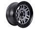 Tremor Wheels 105 Shaker Graphite Grey with Black Lip 6-Lug Wheel; 17x8.5; 0mm Offset (07-14 Tahoe)