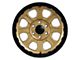 Tremor Wheels 103 Impact Gloss Gold with Gloss Black Lip 6-Lug Wheel; 17x8.5; 0mm Offset (09-14 F-150)