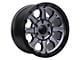 Tremor Wheels 103 Impact Graphite Grey with Black Lip 6-Lug Wheel; 20x9; 0mm Offset (09-14 F-150)