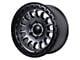 Tremor Wheels 104 Aftershock Graphite Grey with Black Lip 6-Lug Wheel; 17x8.5; 0mm Offset (09-14 F-150)