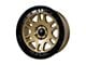 Tremor Wheels 105 Shaker Gloss Gold with Gloss Black Lip 6-Lug Wheel; 20x9; 0mm Offset (09-14 F-150)