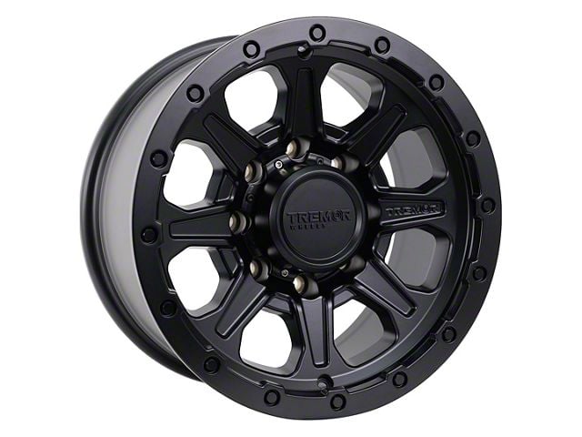 Tremor Wheels 103 Impact Satin Black 8-Lug Wheel; 20x9; 0mm Offset (11-16 F-250 Super Duty)