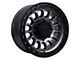 Tremor Wheels 104 Aftershock Graphite Grey with Black Lip 8-Lug Wheel; 17x8.5; 0mm Offset (11-16 F-250 Super Duty)