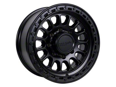 Tremor Wheels 104 Aftershock Satin Black 8-Lug Wheel; 17x8.5; 0mm Offset (11-16 F-350 Super Duty SRW)