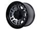 Tremor Wheels 105 Shaker Graphite Grey with Black Lip 8-Lug Wheel; 17x8.5; 0mm Offset (11-16 F-350 Super Duty SRW)