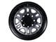 Tremor Wheels 105 Shaker Graphite Grey with Black Lip 8-Lug Wheel; 17x8.5; 0mm Offset (11-16 F-350 Super Duty SRW)