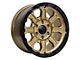 Tremor Wheels 103 Impact Gloss Gold with Gloss Black Lip 6-Lug Wheel; 20x9; 0mm Offset (14-18 Silverado 1500)