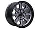 Tremor Wheels 103 Impact Graphite Grey with Black Lip 6-Lug Wheel; 20x9; 0mm Offset (14-18 Silverado 1500)