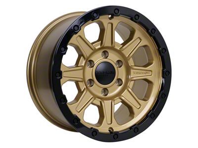 Tremor Wheels 103 Impact Gloss Gold with Gloss Black Lip 6-Lug Wheel; 20x9; 0mm Offset (15-20 F-150)