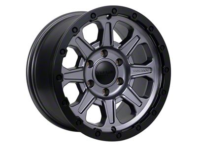 Tremor Wheels 103 Impact Graphite Grey with Black Lip 6-Lug Wheel; 17x8.5; 0mm Offset (15-20 F-150)