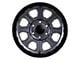 Tremor Wheels 103 Impact Graphite Grey with Black Lip 6-Lug Wheel; 17x8.5; 0mm Offset (15-20 F-150)