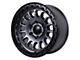 Tremor Wheels 104 Aftershock Graphite Grey with Black Lip 6-Lug Wheel; 17x8.5; 0mm Offset (15-20 F-150)