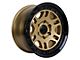 Tremor Wheels 105 Shaker Gloss Gold with Gloss Black Lip 6-Lug Wheel; 17x8.5; 0mm Offset (15-20 F-150)