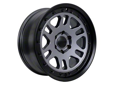Tremor Wheels 105 Shaker Graphite Grey with Black Lip 6-Lug Wheel; 20x9; 0mm Offset (15-20 F-150)