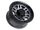Tremor Wheels 105 Shaker Graphite Grey with Black Lip 8-Lug Wheel; 20x9; 0mm Offset (15-19 Sierra 3500 HD SRW)