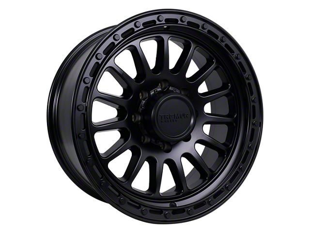 Tremor Wheels 104 Aftershock Satin Black 8-Lug Wheel; 20x9; 0mm Offset (23-24 F-250 Super Duty)