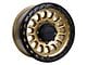 Tremor Wheels 104 Aftershock Gloss Gold with Gloss Black Lip 8-Lug Wheel; 20x9; 0mm Offset (23-24 F-350 Super Duty SRW)