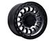 Tremor Wheels 104 Aftershock Graphite Grey with Black Lip 8-Lug Wheel; 17x8.5; 0mm Offset (23-24 F-350 Super Duty SRW)