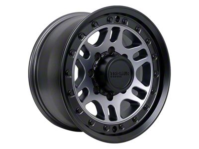 Tremor Wheels 105 Shaker Graphite Grey with Black Lip 8-Lug Wheel; 17x8.5; 0mm Offset (23-24 F-350 Super Duty SRW)