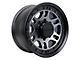 Tremor Wheels 105 Shaker Graphite Grey with Black Lip 8-Lug Wheel; 17x8.5; 0mm Offset (23-24 F-350 Super Duty SRW)