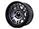 Tremor Wheels 105 Shaker Graphite Grey with Black Lip 6-Lug Wheel; 17x8.5; 0mm Offset (99-06 Silverado 1500)