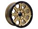 Tremor Wheels 103 Impact Gloss Gold with Gloss Black Lip 6-Lug Wheel; 20x9; 0mm Offset (21-24 F-150)