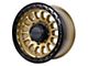 Tremor Wheels 104 Aftershock Gloss Gold with Gloss Black Lip 8-Lug Wheel; 20x9; 0mm Offset (17-22 F-250 Super Duty)