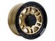 Tremor Wheels 105 Shaker Gloss Gold with Gloss Black Lip 8-Lug Wheel; 20x9; 0mm Offset (17-22 F-250 Super Duty)