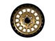 Tremor Wheels 104 Aftershock Gloss Gold with Gloss Black Lip 6-Lug Wheel; 17x8.5; 0mm Offset (14-18 Silverado 1500)