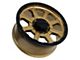 Tremor Wheels 103 Impact Gloss Gold with Gloss Black Lip 8-Lug Wheel; 20x9; 0mm Offset (20-24 Silverado 3500 HD SRW)