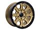 Tremor Wheels 103 Impact Gloss Gold with Gloss Black Lip 6-Lug Wheel; 20x9; 0mm Offset (21-24 Tahoe)