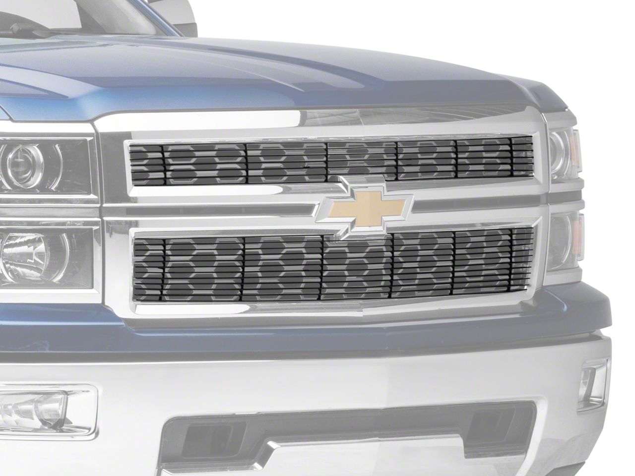 T-REX Grilles Silverado 1500 Billet Series Upper Replacement Grille ...